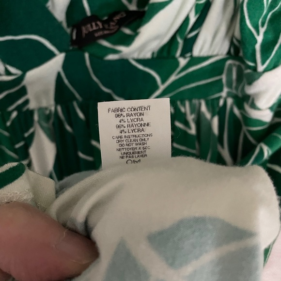 Jully Kang leaf print dress - Picture 3 of 7